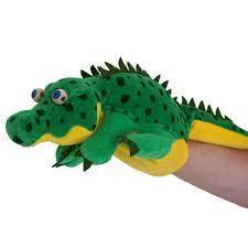 Marionnette Crocodile grande main